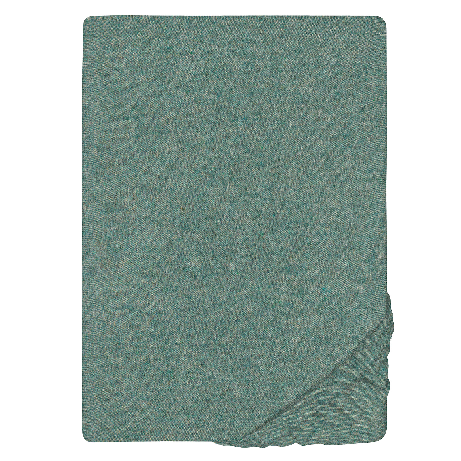 Biberna Spannbetttuch fichte 180x200 cm-200x200 cm, Biber Melange uni