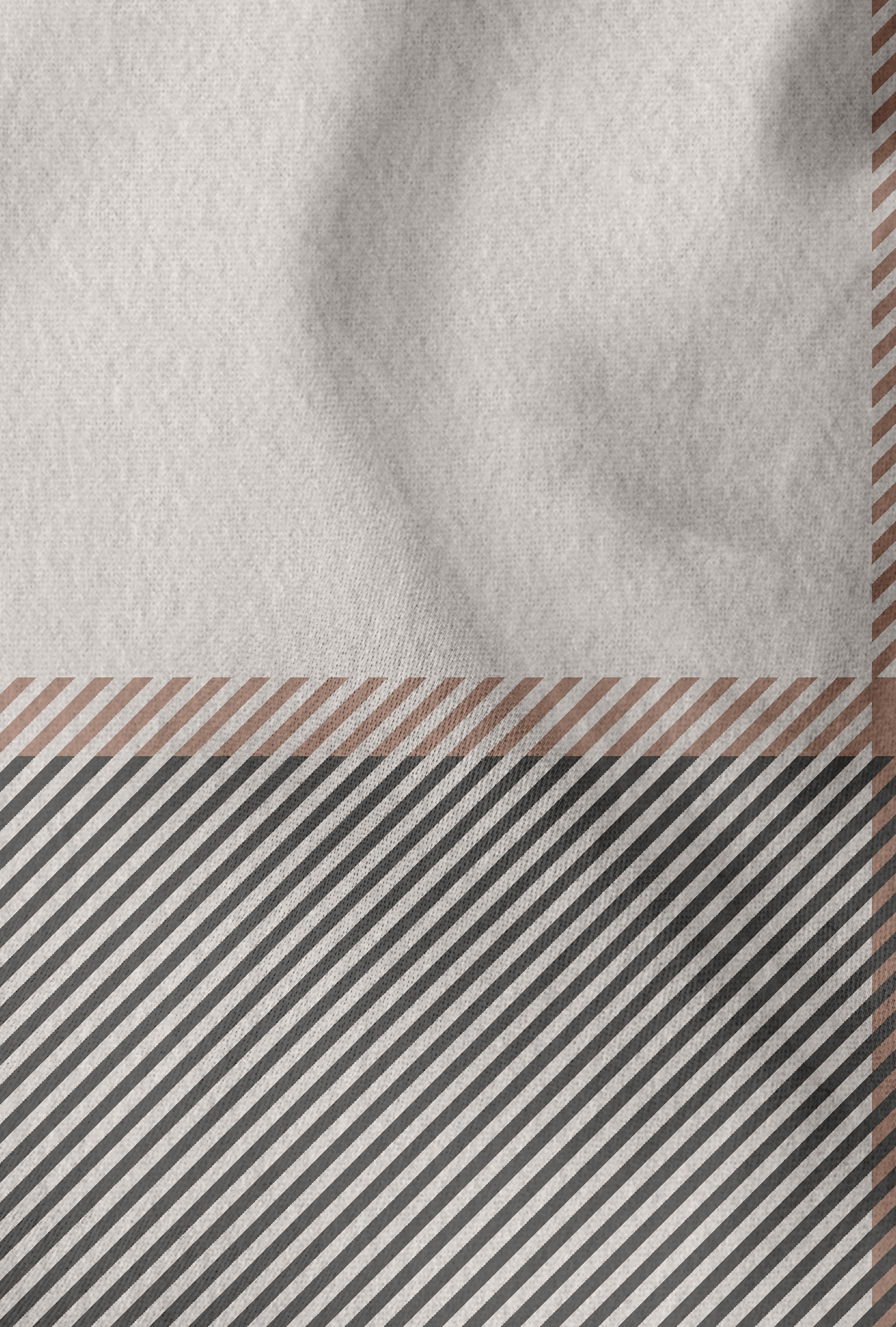 Castell Feinbiber Bettwäsche Karo groß 135x200 cm - taupe