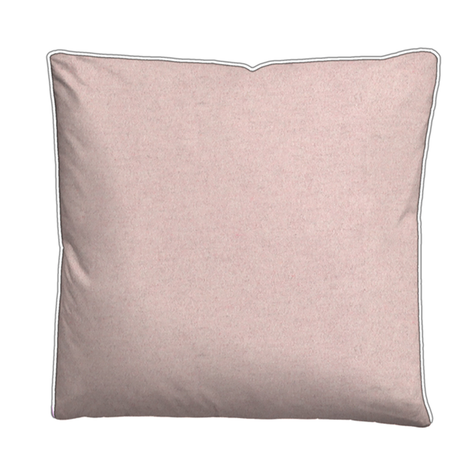 Biberna Melange Flanell-Wendebettwäsche 0840500-111, Größe 135x200 cm, hellrosa