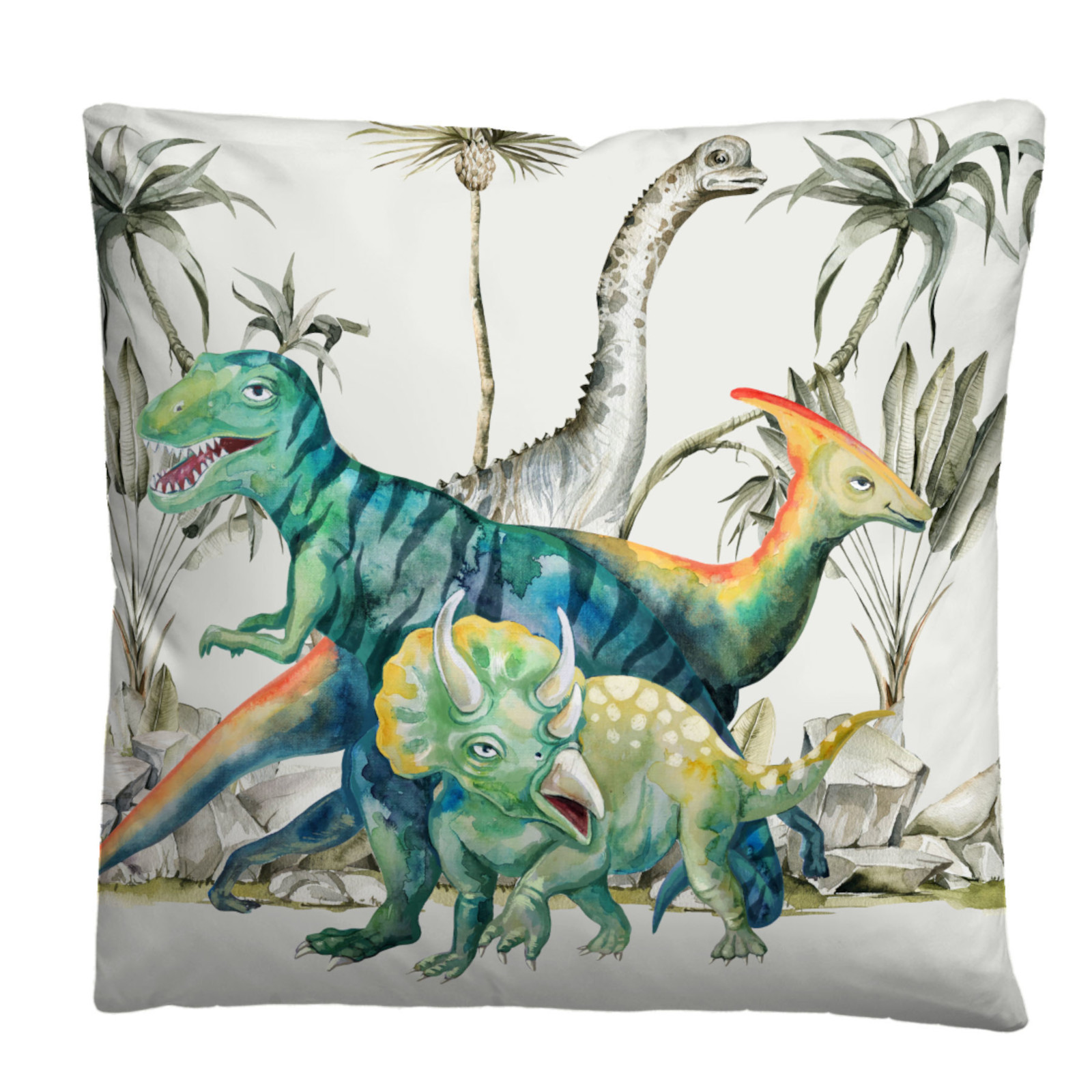 Biberna Linon Bettwäsche Dino Größe 135x200/80x80 cm