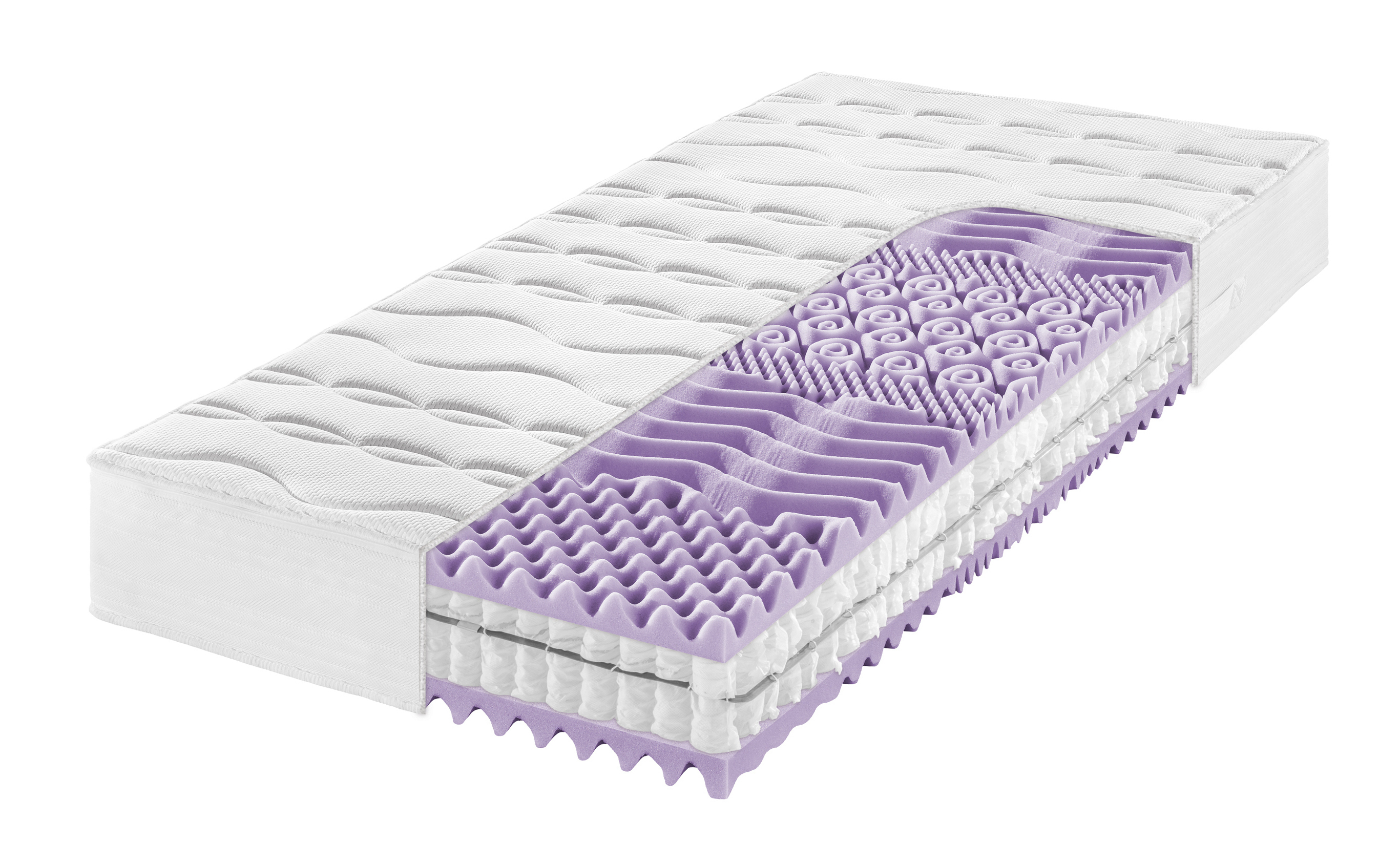 Frankenstolz Matratze Allergo T - 7-Zonen-Tonnentaschenfederkern H5