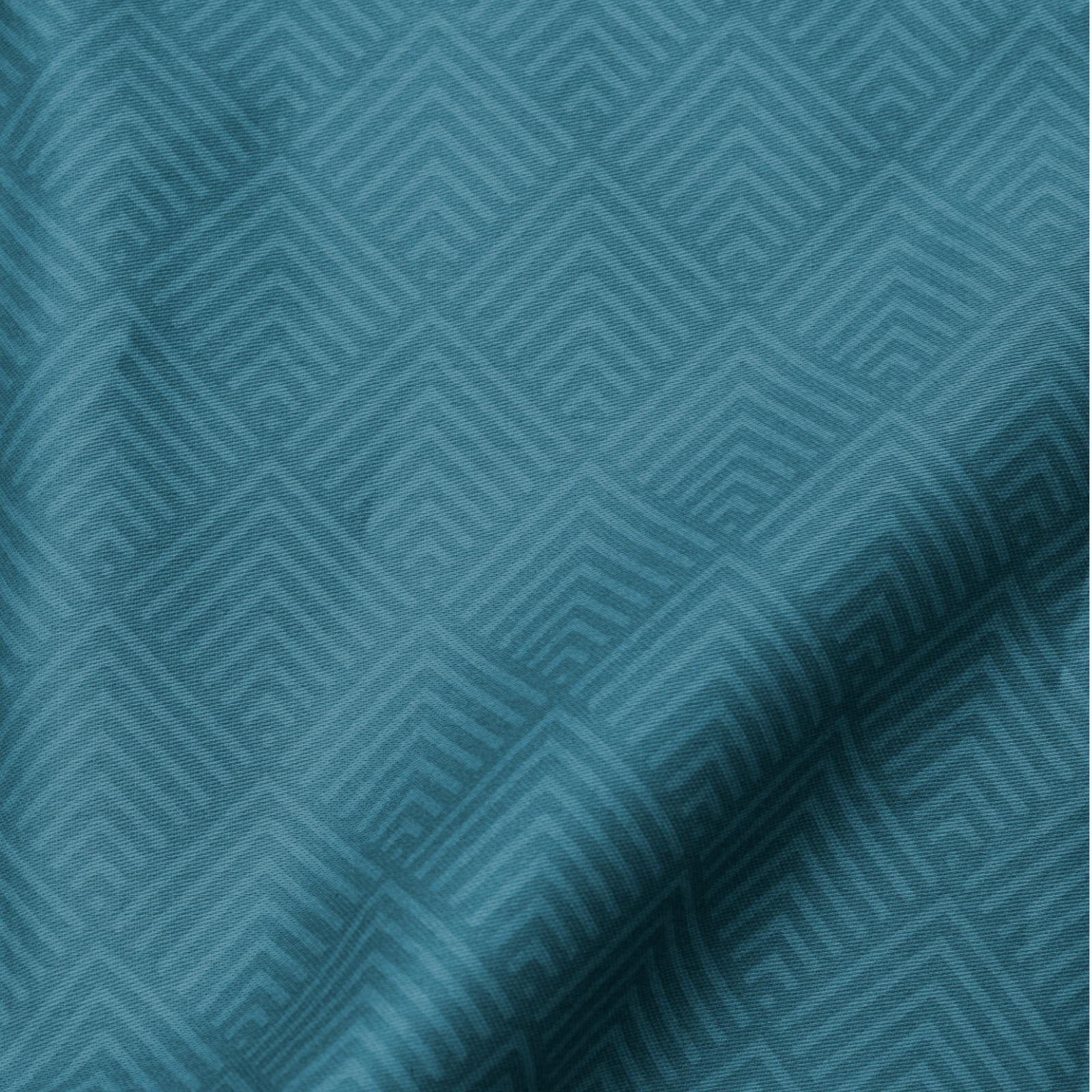 Hahn Haustextilien Mako Satin Bettwäsche falsches Uni smaragd Größe 200x200 cm