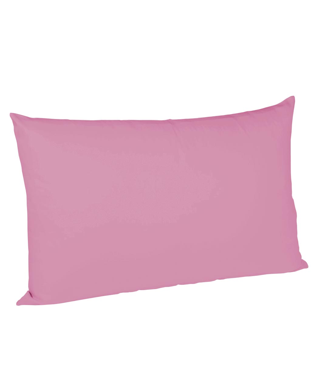 Fleuresse Mako-Satin-Kissenbezug uni colours pink 4070