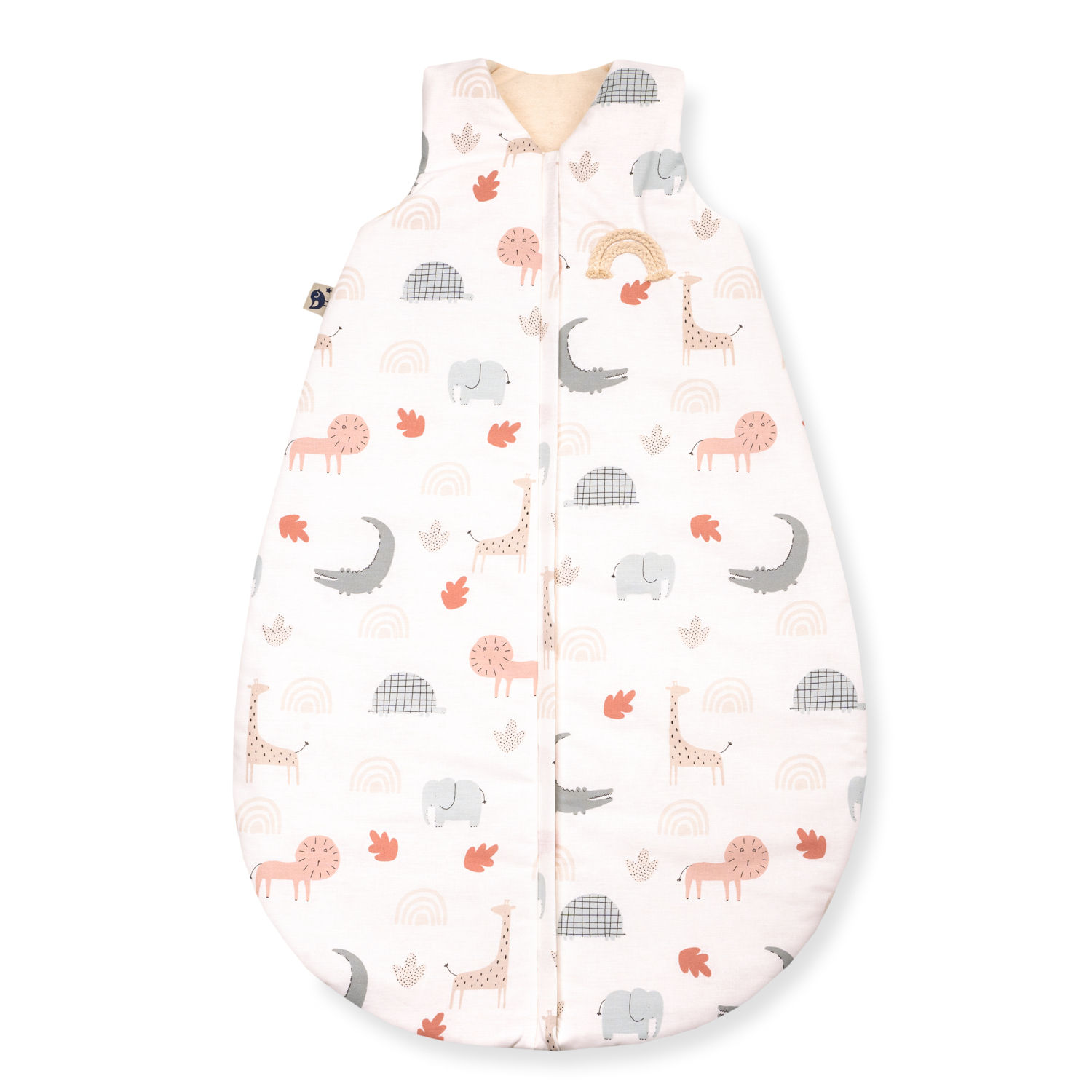 Zöllner Baby-Schlafsack Organic Wild Friends Größe 80 cm Bio-Baumwolle