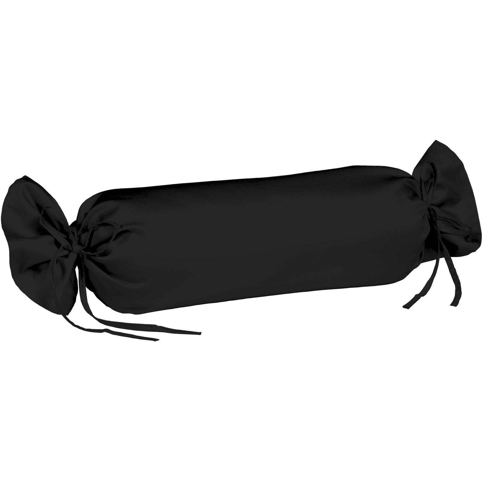 Fleuresse Mako-Satin-Kissenbezug uni colours schwarz 941
