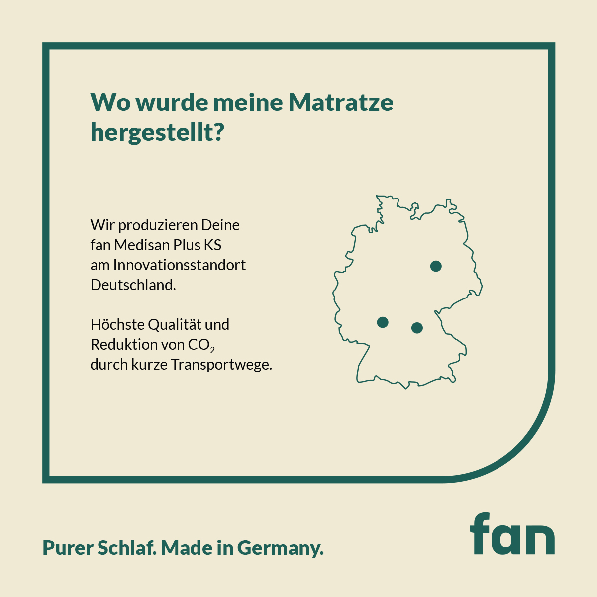 fan Medisan Plus KS 80 x 200 cm H3, 7-Zonen-Ortho-cel-Kaltschaumkern-Matratze