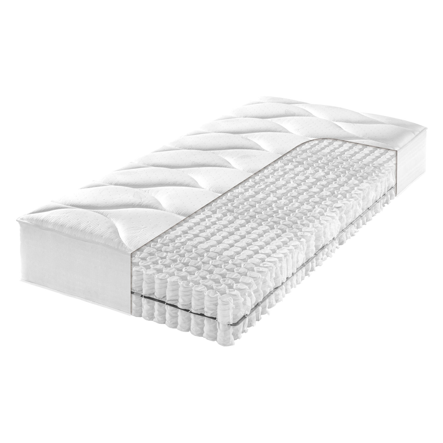 fan 7-Zonen-Tonnentaschenfederkern-Matratze Saphire 1.000 T Härtegrad 4