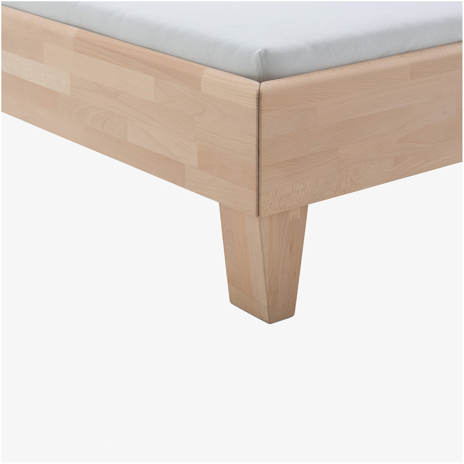Dico Avantgarde Wildeiche Massivholz Bettrahmen incl. Kopfteil 390.42