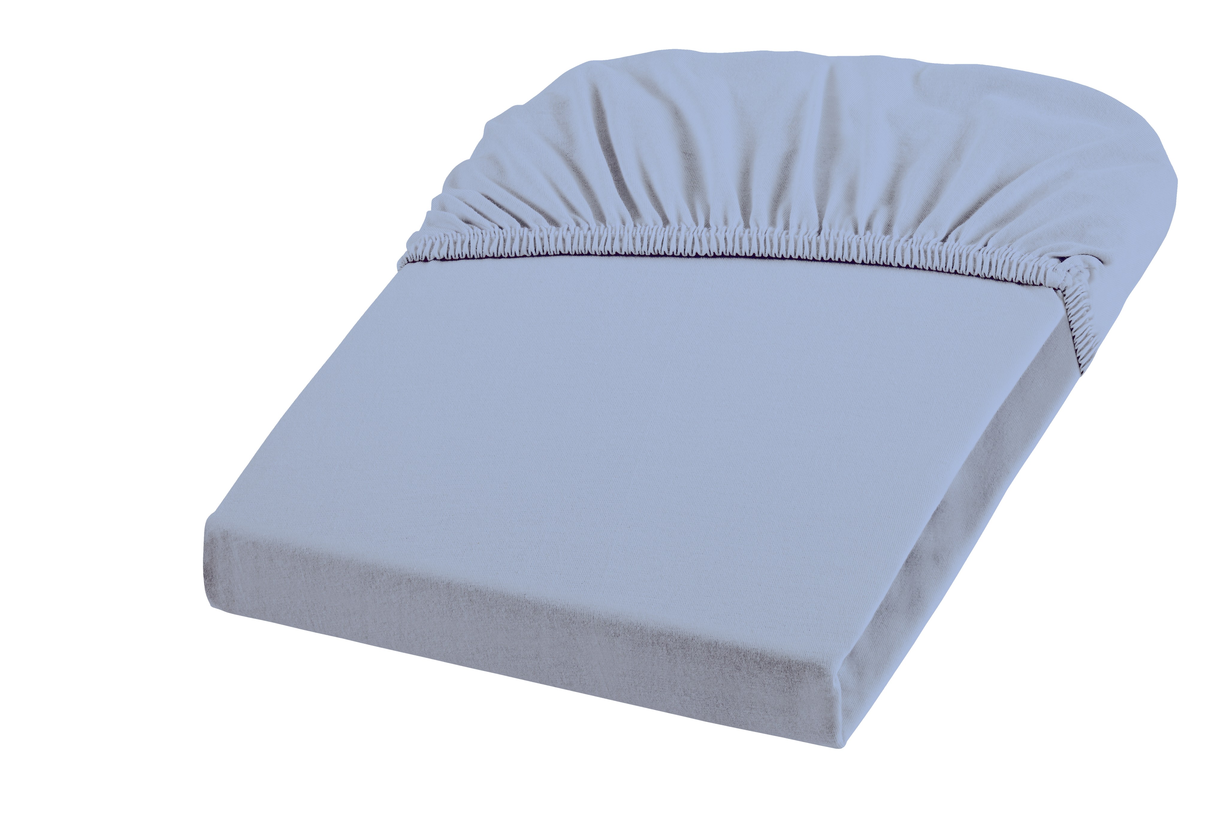 Fleuresse Jenny C 100x200 cm, Mako-Jersey-Spannlaken bleu