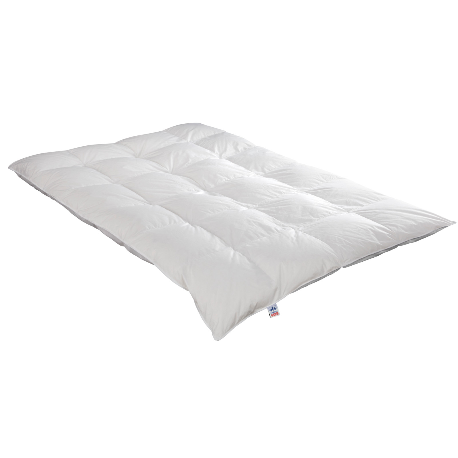 IRISETTE Entendaunen- federn Kassettendecke Edda extra warm Größe 155x220 cm Winterdecke, 8 cm Hochsteg