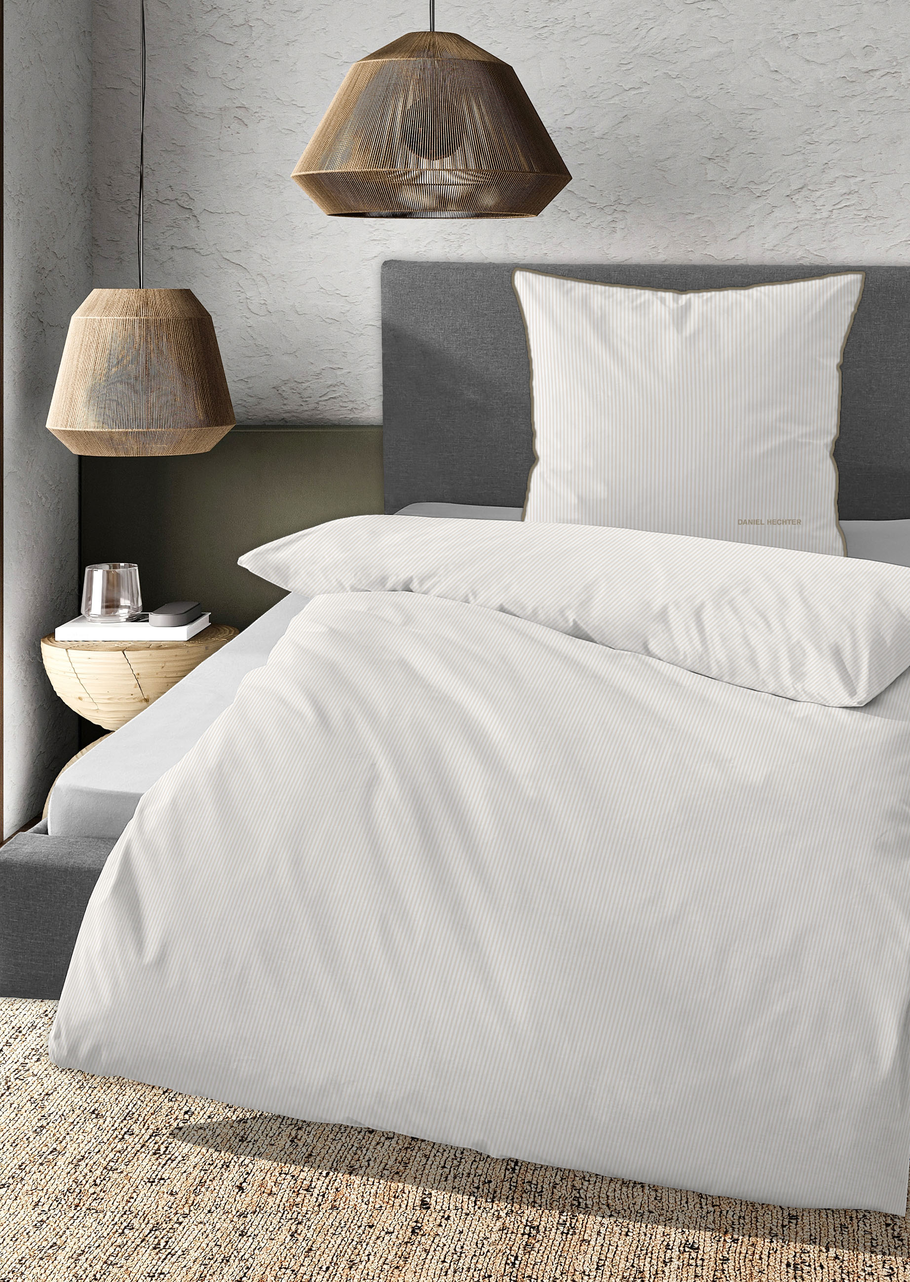 Biberna Satin 155 x 220 cm + 80 x 80 cm, kitt