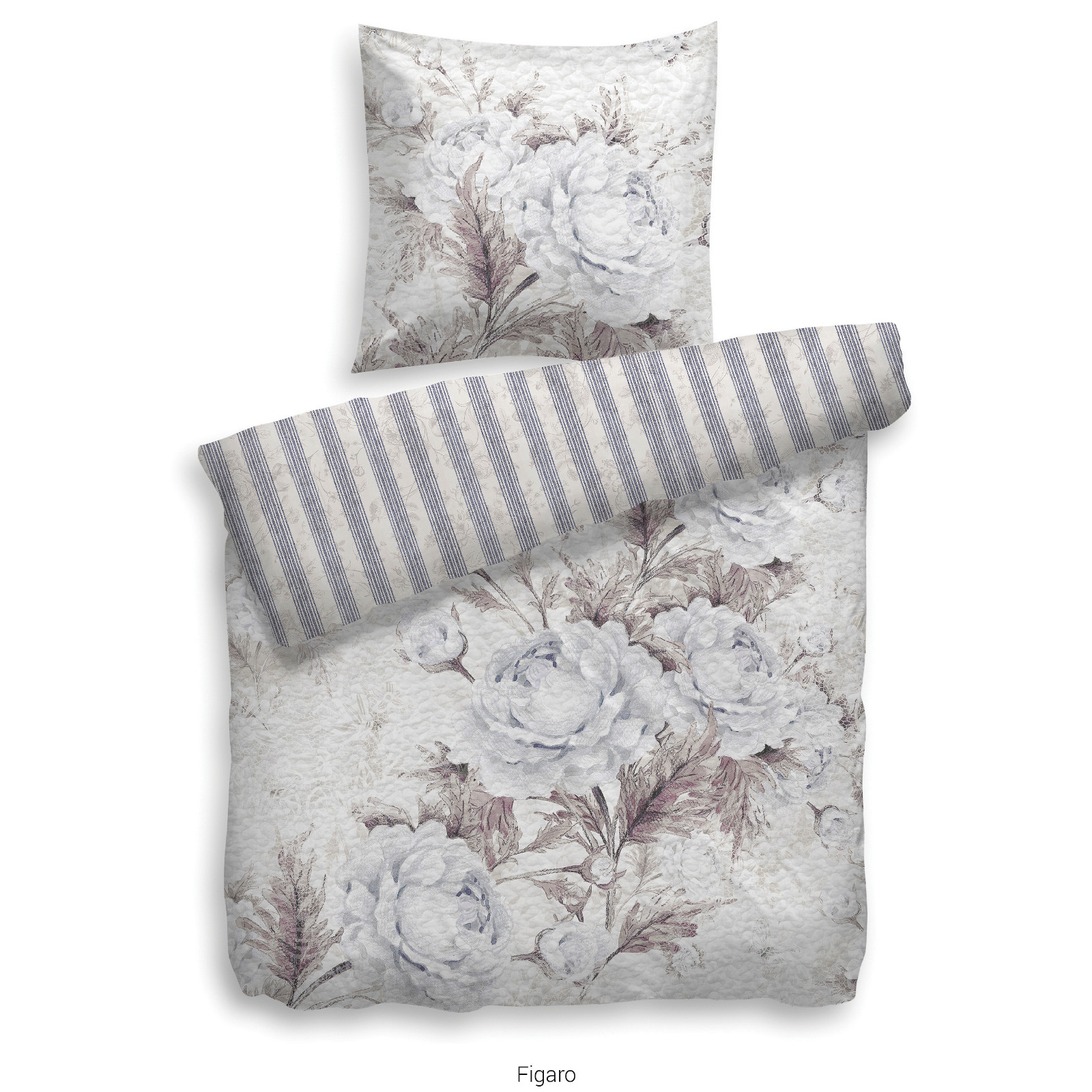 Heckett Lane Pure Cotton Bettwäsche Figaro 135x200 cm naturell