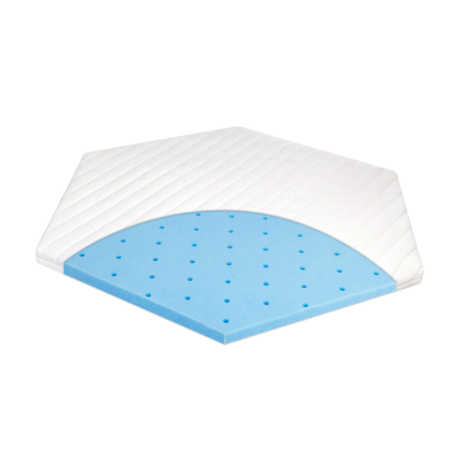 Zöllner Laufgittermatratze Activity Premium Sechseck 97x112 cm Laufstallmatratze 6eck