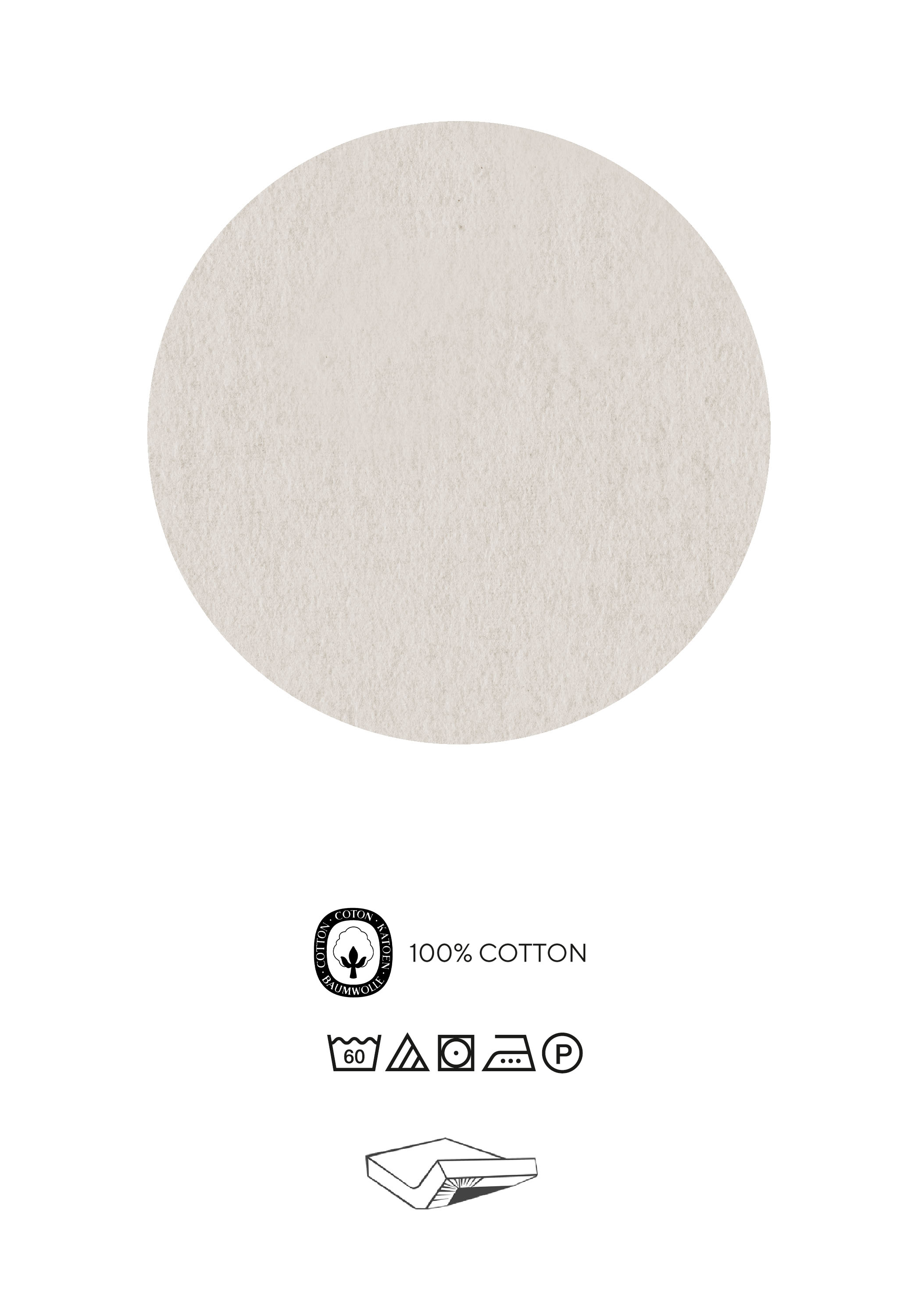 Biberna Spannbetttuch kitt 180x200 cm - 200x200 cm, Biber Melange uni