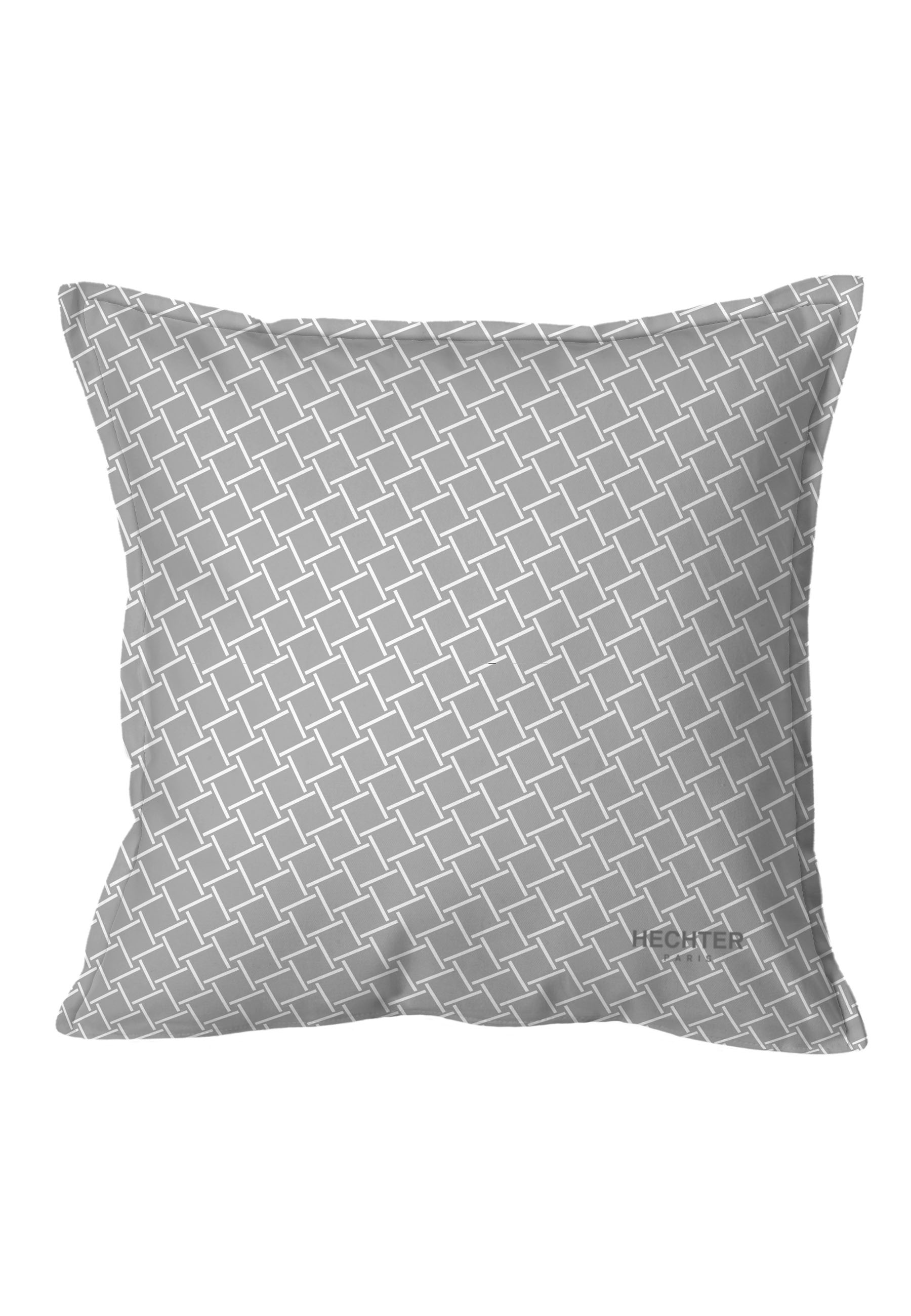 Biberna Satin 155 x 220 cm + 80 x 80 cm, silber/grau