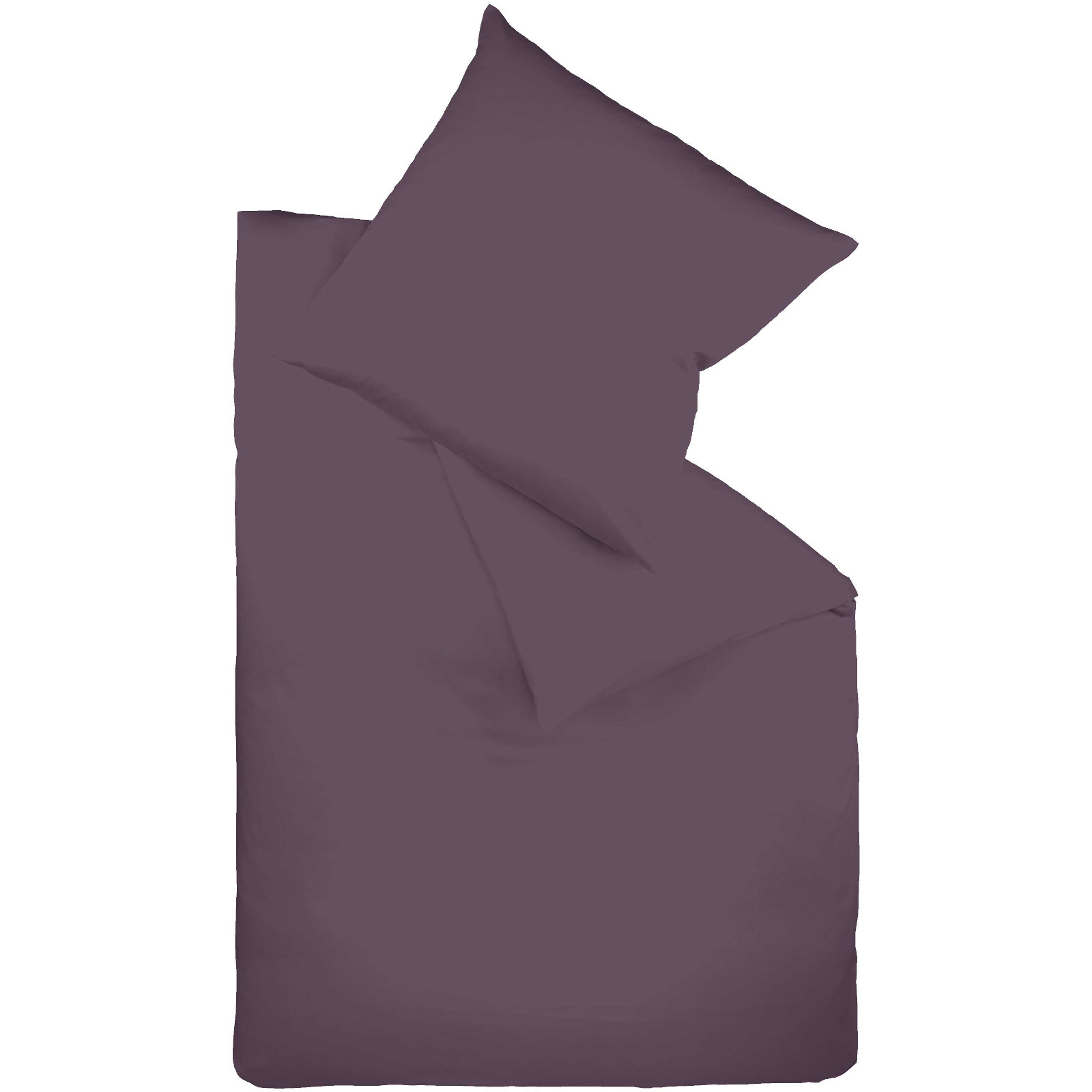 Fleuresse Colours lavendel 155 x 200 cm+80 x 80 cm, Mako-Satin-Bettwäsche