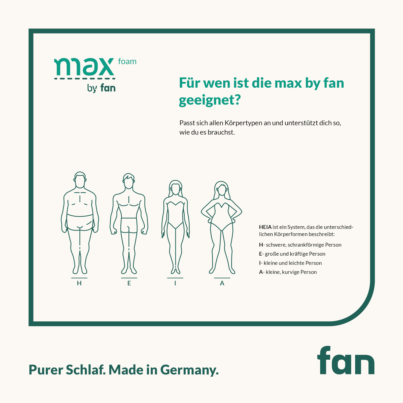 fan max Foam 90x200 cm Komfortschaum-Matratze (nicht mehr originalverpackt/Ausstellungsstück)
