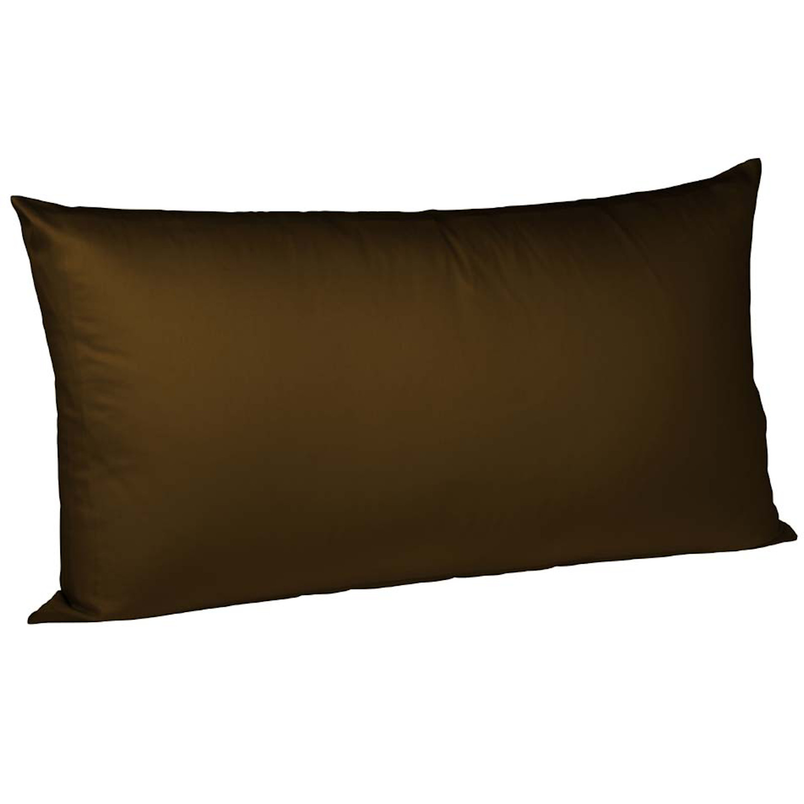 Fleuresse Interlock-Jersey-Kissenbezug uni colours mokka 8022