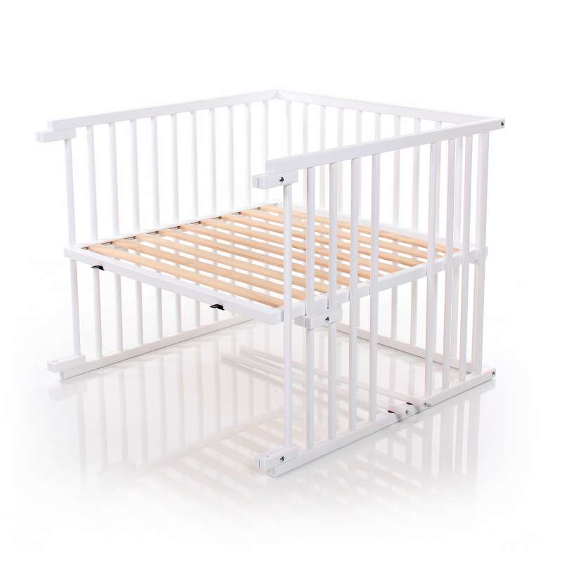 babybay Kinderbett-Umbausatz für babybay Boxspring Comfort Plus, weiß lackiert