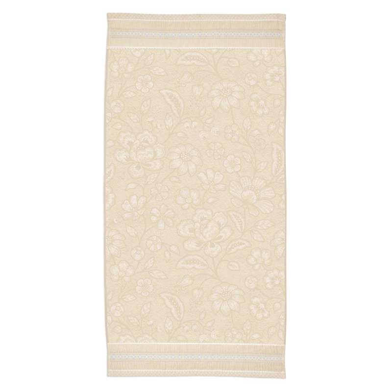 PiP Jasmin Jacquard Badetuch sand 70 x 140 cm