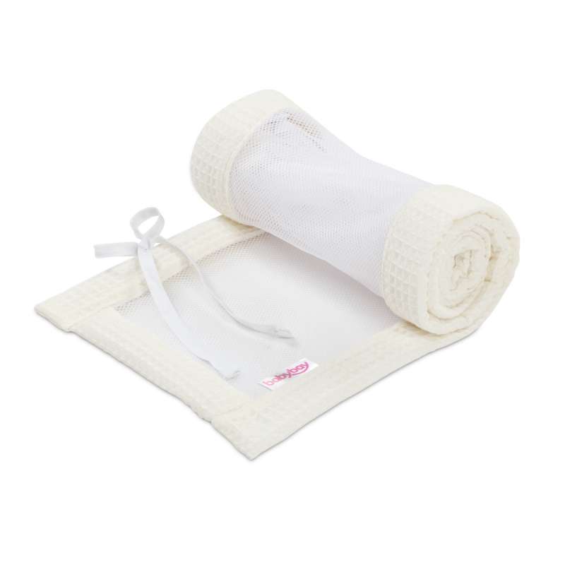 babybay Nestchen Mesh-Waffelpiqué passend für Modell Boxspring XXL, ivory