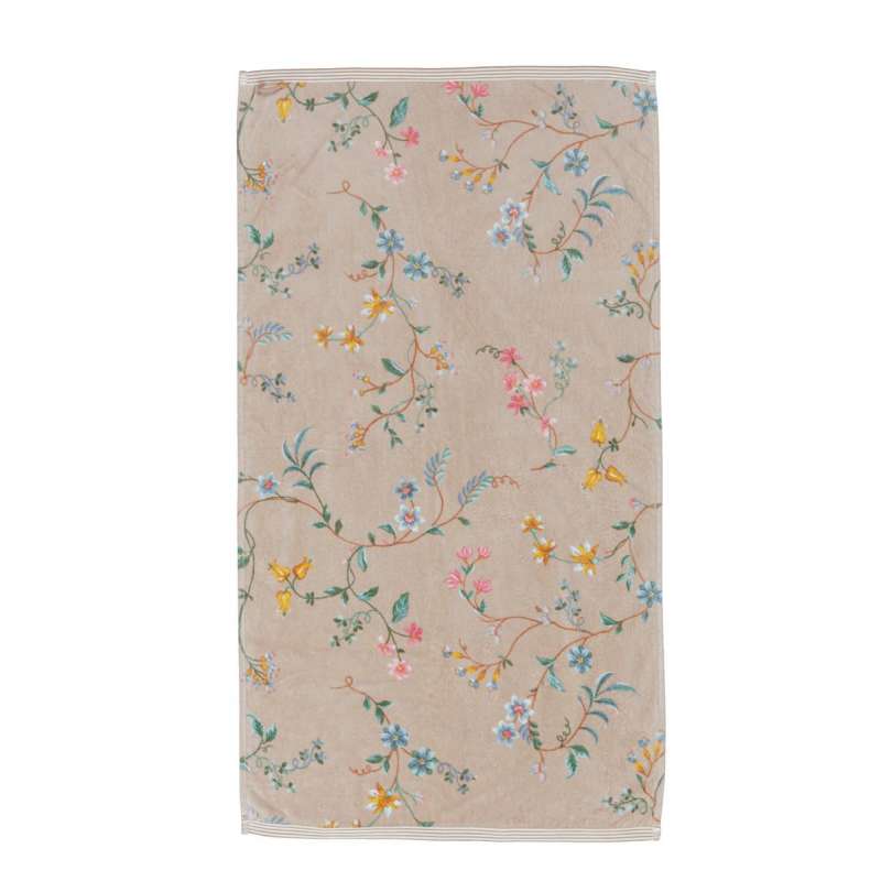 PiP Les Fleurs Handtuch khaki 55 x 100 cm