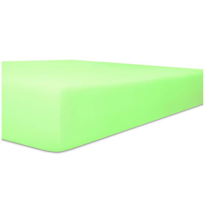 Kneer Vario-Stretch Spannbetttuch oneflex für Topper 4-12 cm Höhe Qualität 22 Farbe minze, 180x200 c