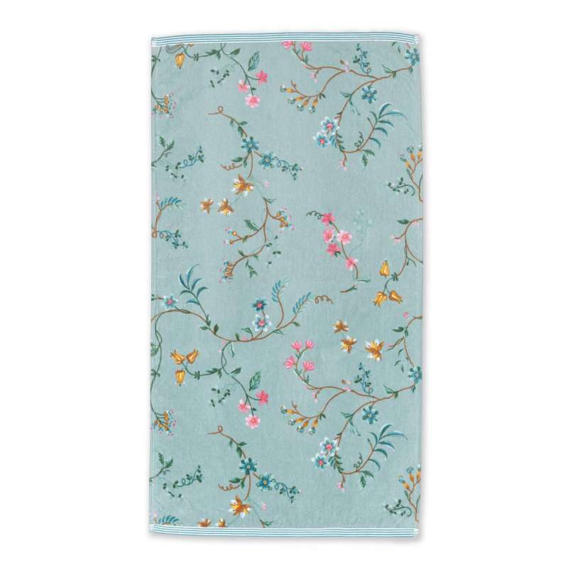 PiP Les Fleurs Handtuch blau 55 x 100 cm