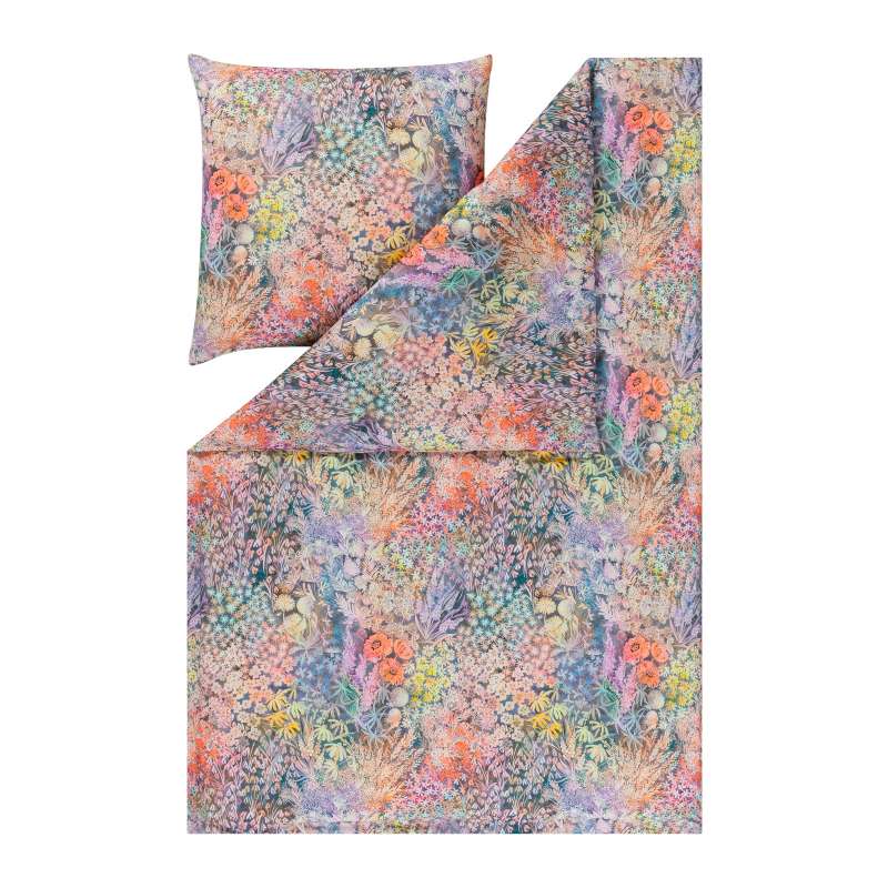 Estella Mako-Interlock-Jersey-Bettwäsche Rosalie Größe 135x200/80x80 cm, multicolor