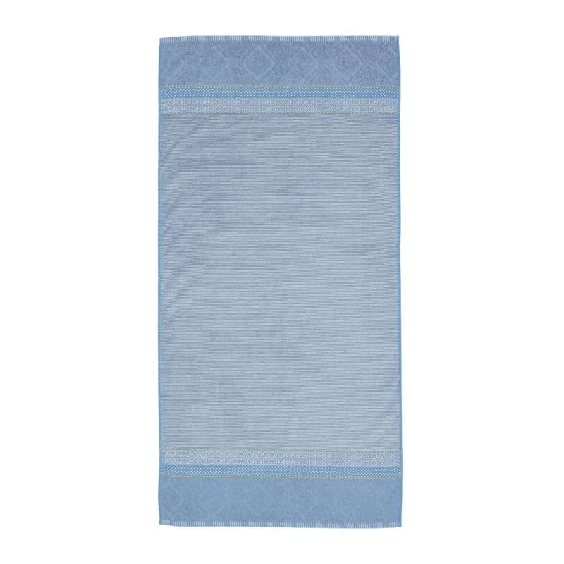 PiP Soft Zellige Badetuch blaugrau 70 x 140 cm