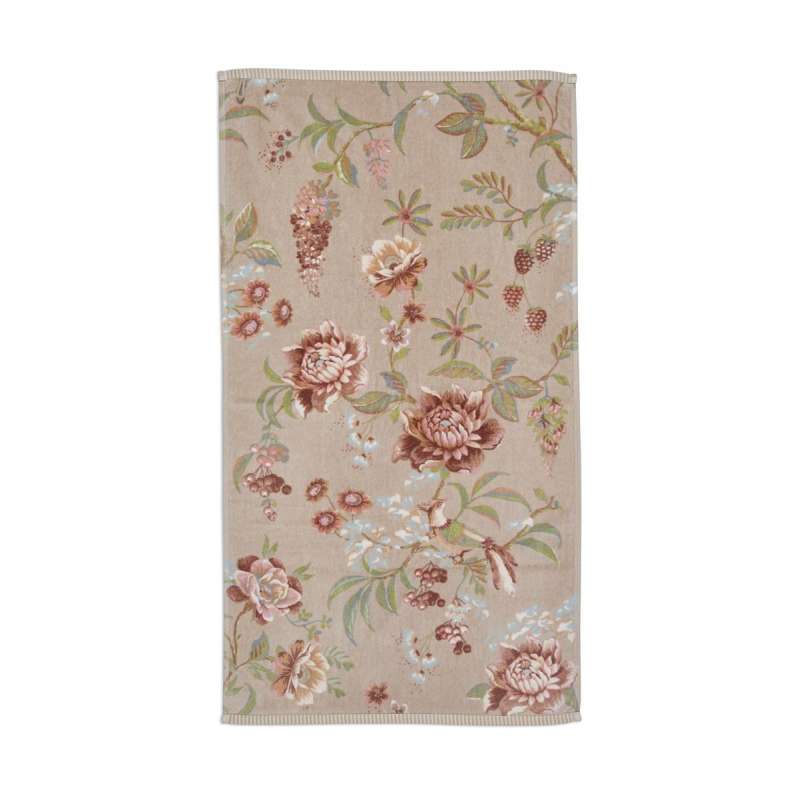 PiP Secret Garden Handtuch khaki 55 x 100 cm